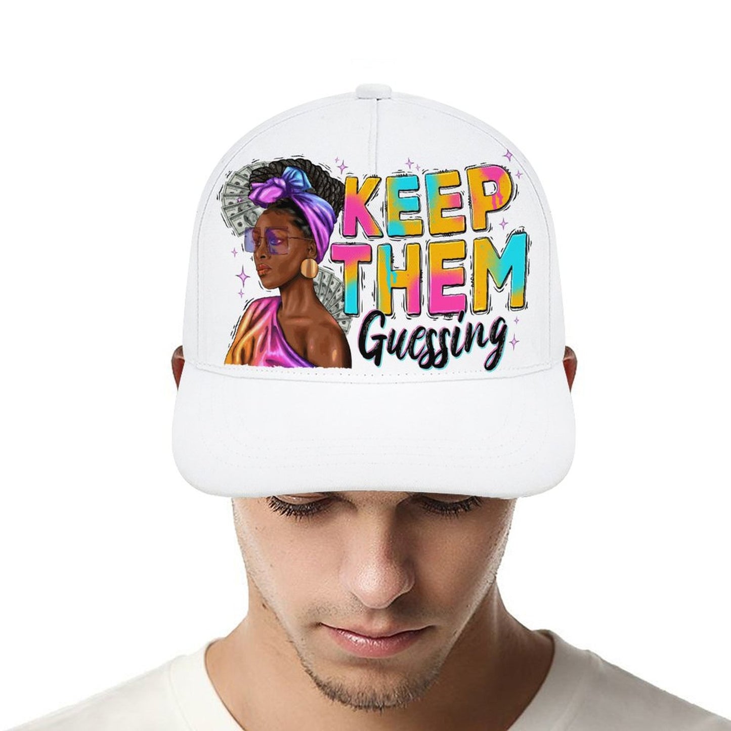 Bent Fitted Cap (All-Over Printing)