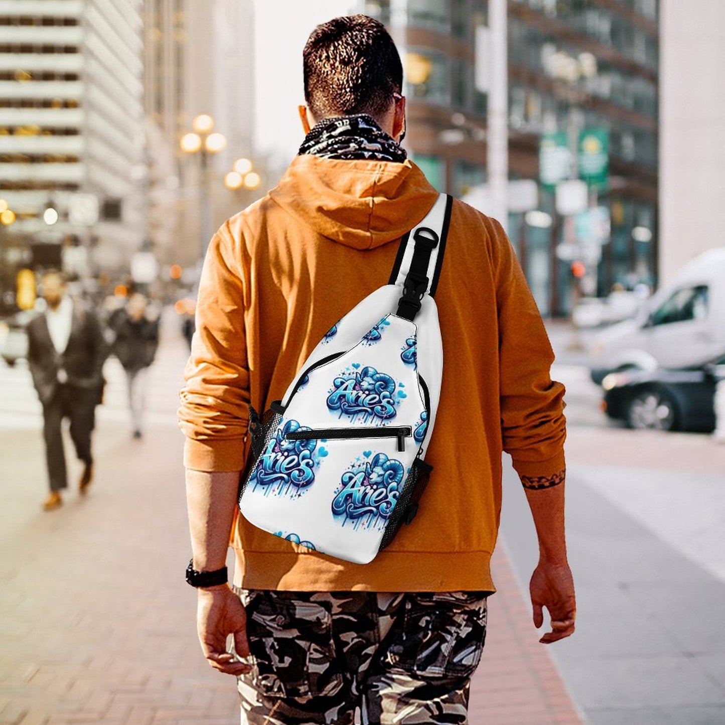 Create Unique Sling Bags with Our durable polyester (All-Over Printing)