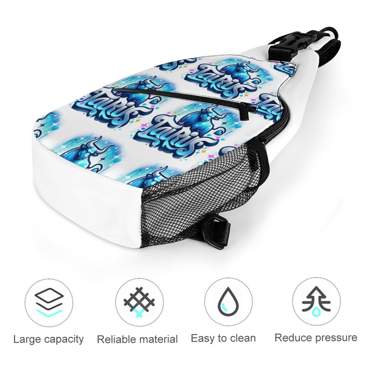 Create Unique Sling Bags with Our durable polyester (All-Over Printing)