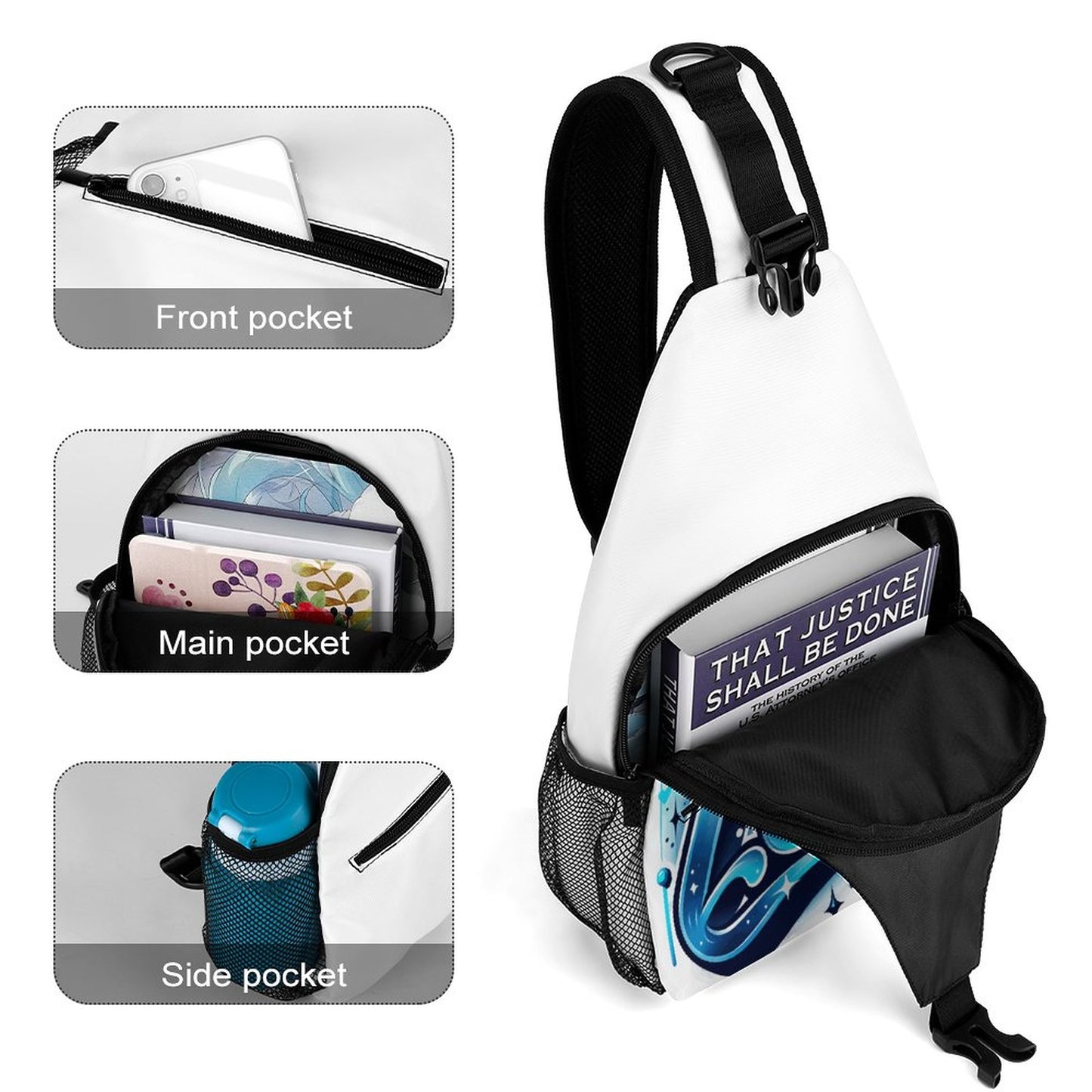 Create Unique Sling Bags with Our durable polyester (All-Over Printing)