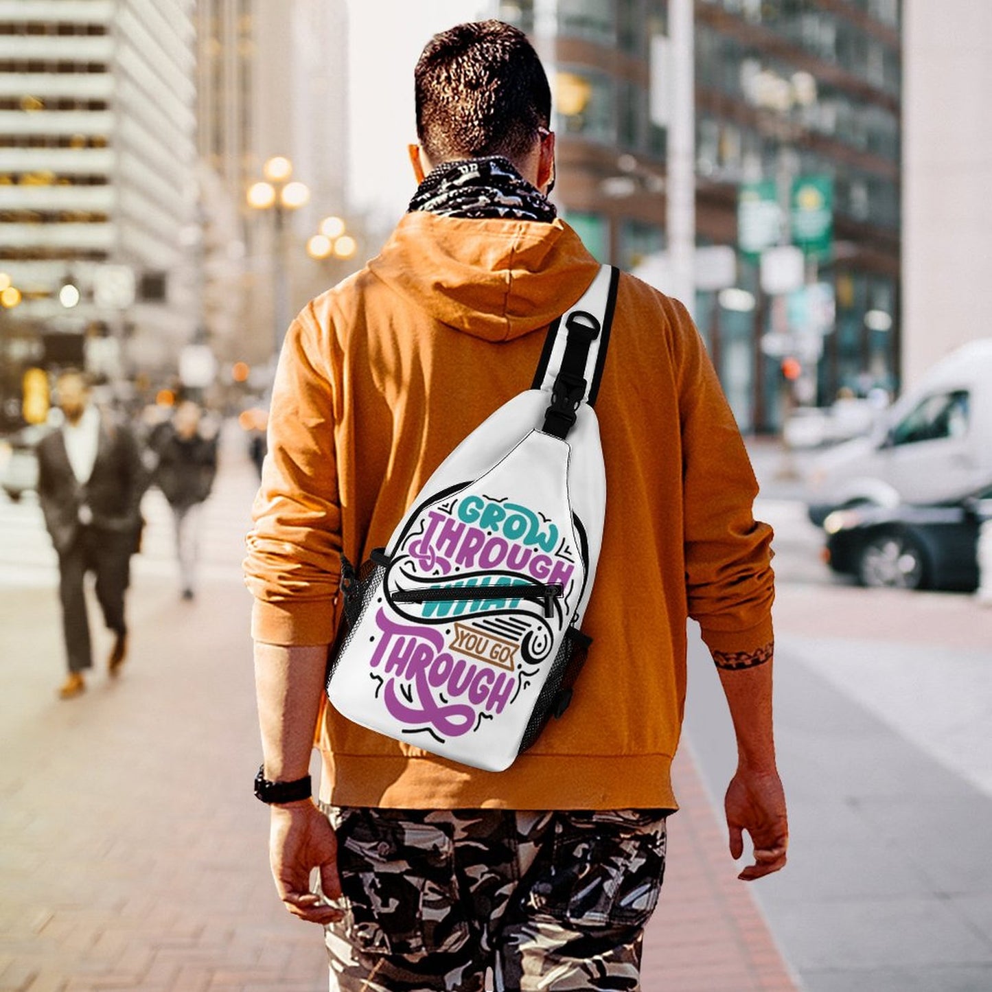 Create Unique Sling Bags with Our durable polyester (All-Over Printing)