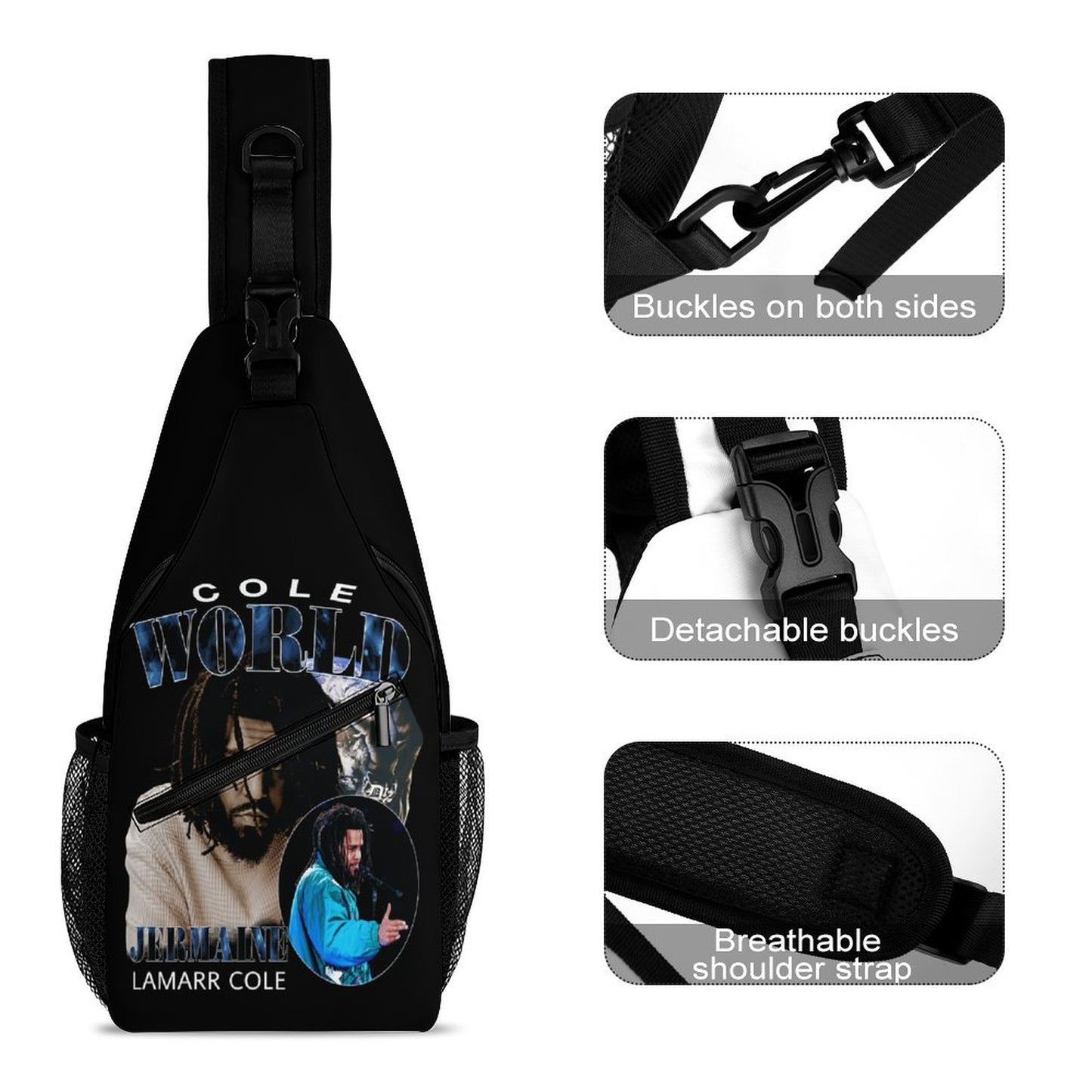 Create Unique Sling Bags with Our durable polyester (All-Over Printing)