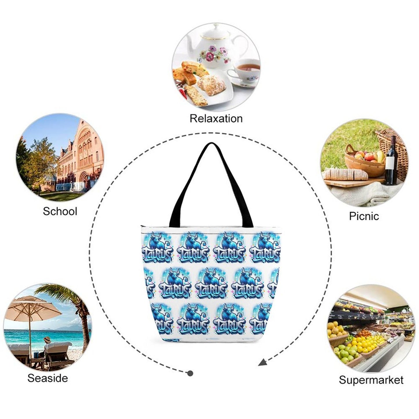 Shopping Bag for Ladies A001 (All-Over Printing)