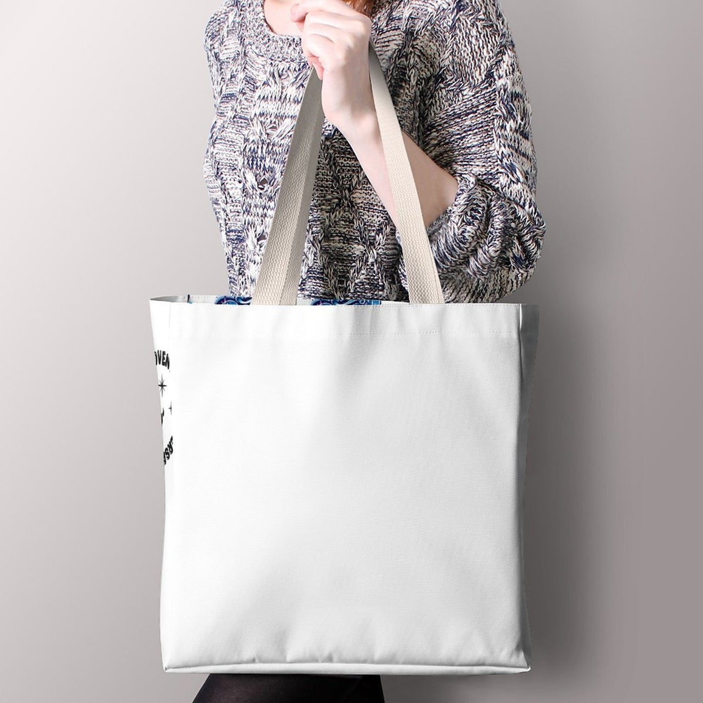 Ladies Canvas Tote Bags (All-Over Printing)