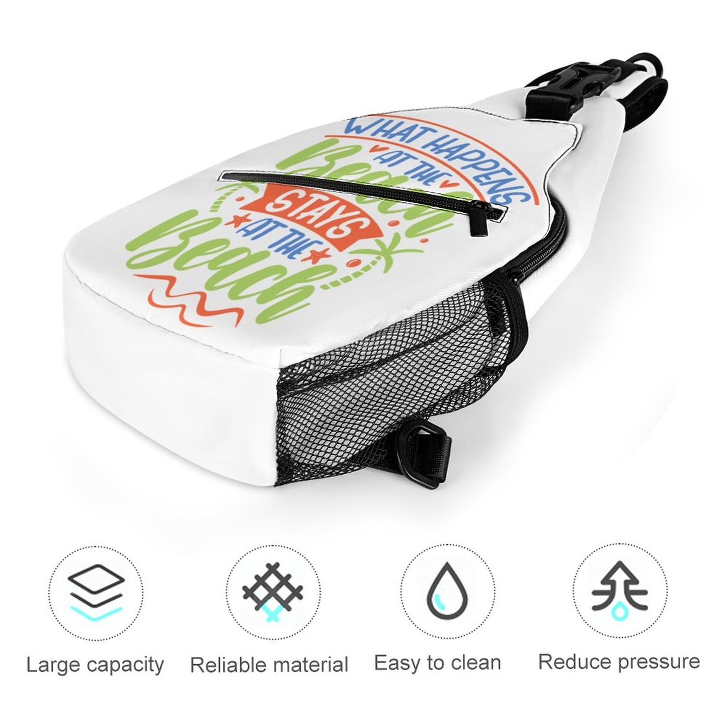 Create Unique Sling Bags with Our durable polyester (All-Over Printing)