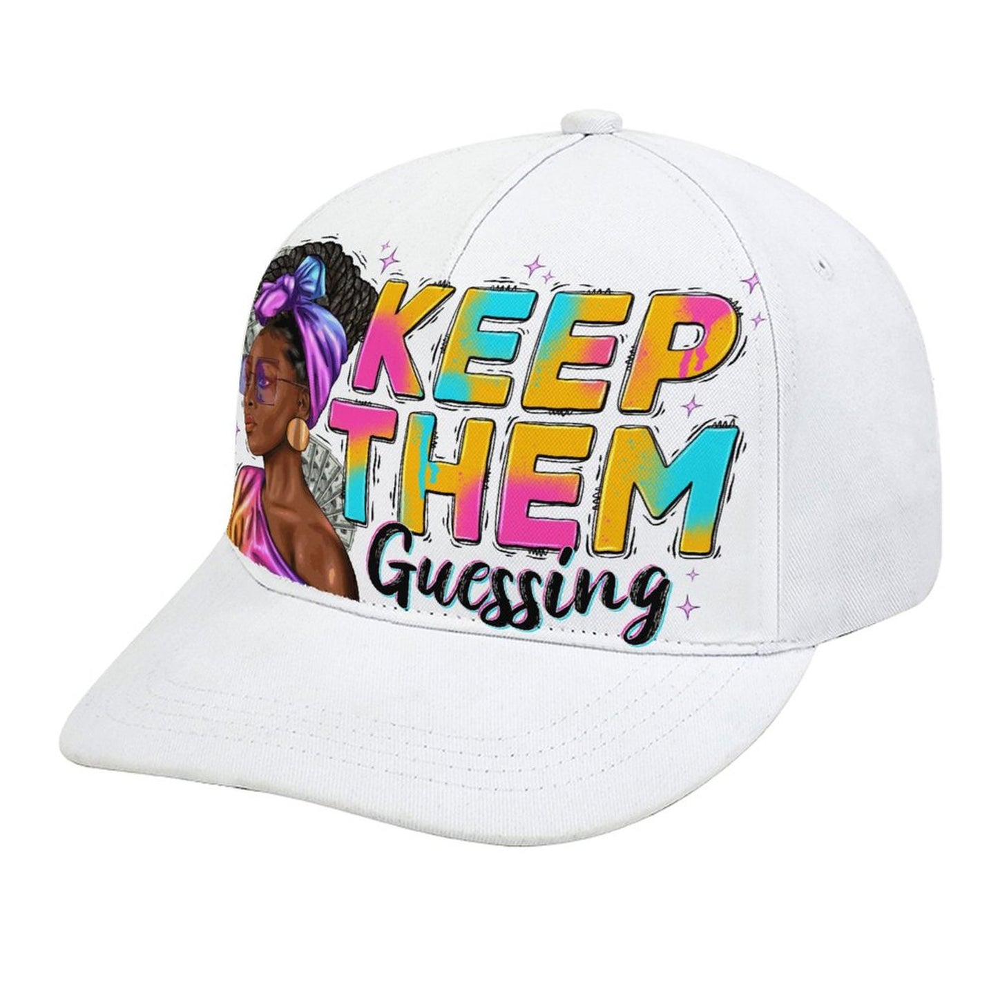 Bent Fitted Cap (All-Over Printing)