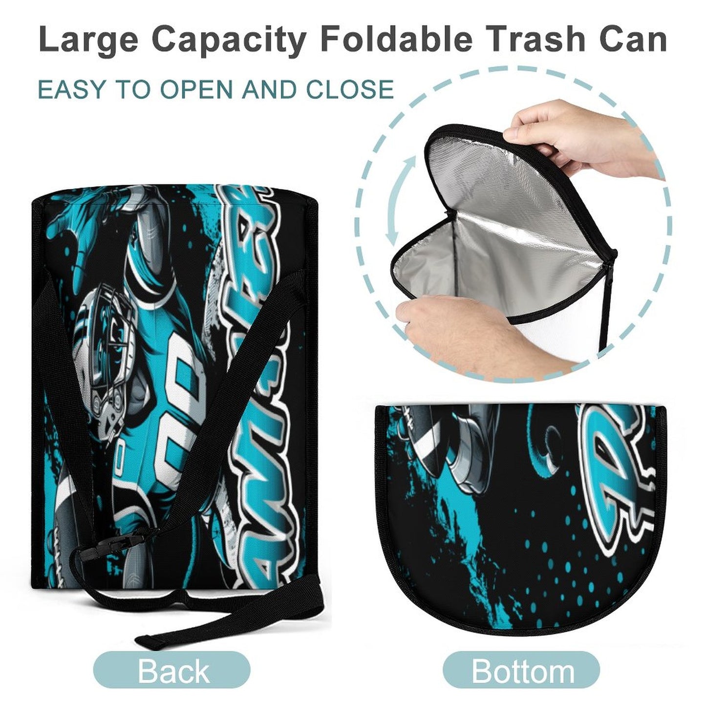 Collapsible Car Trash Bin