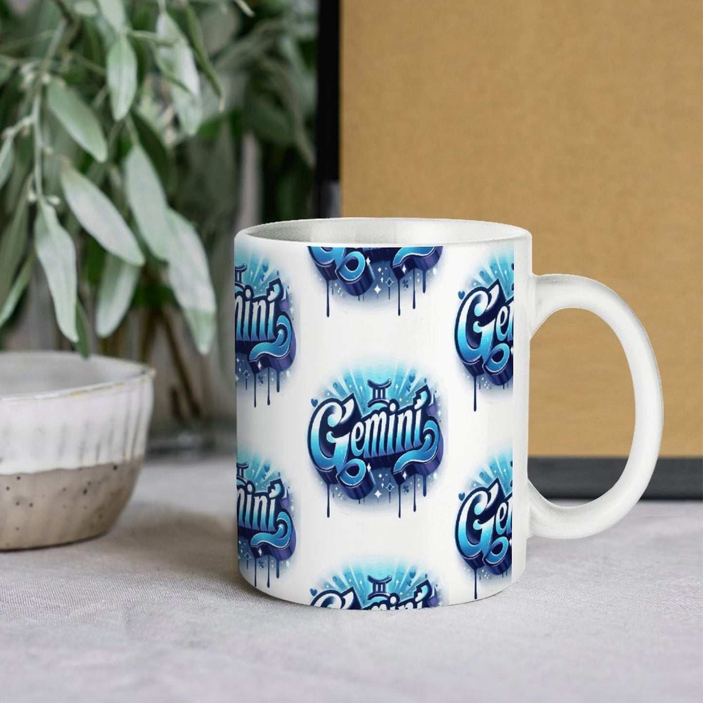 White Mug Print