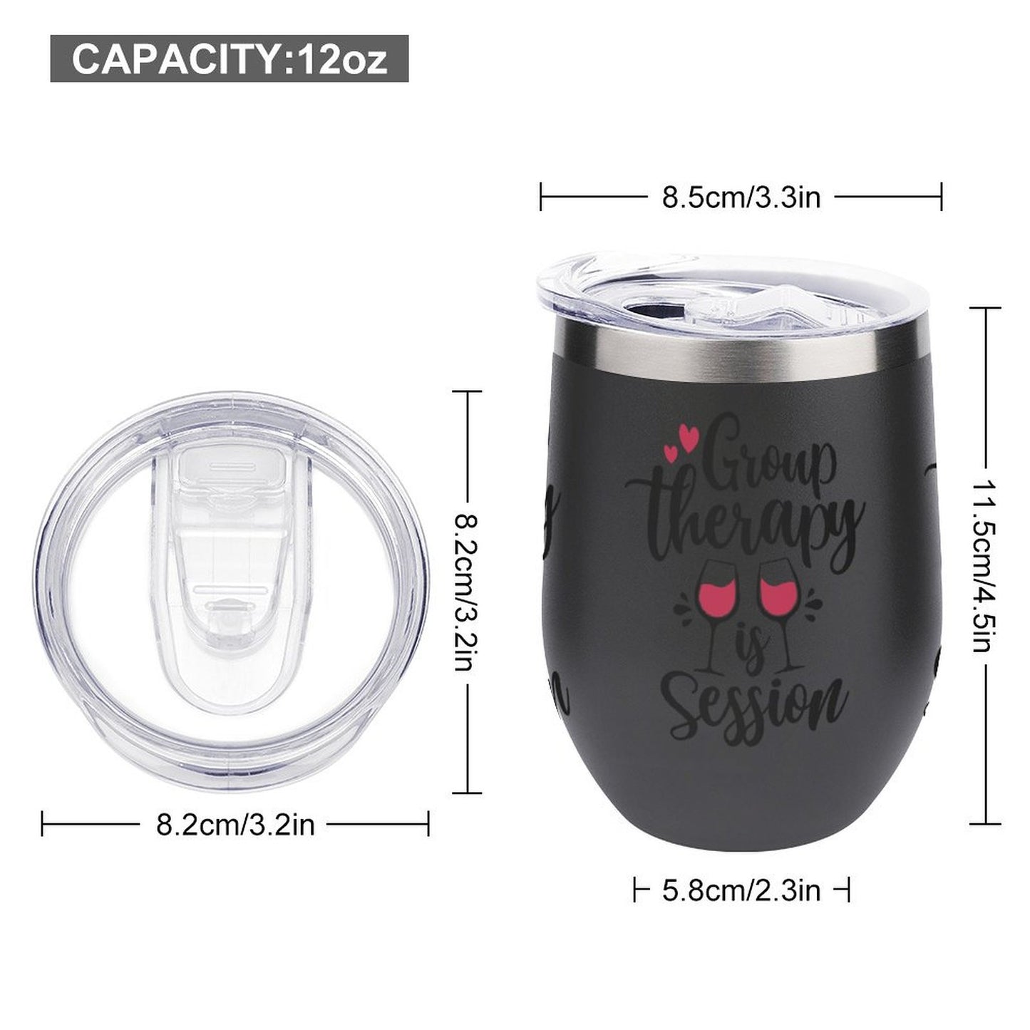 Wine Tumbler with Lid