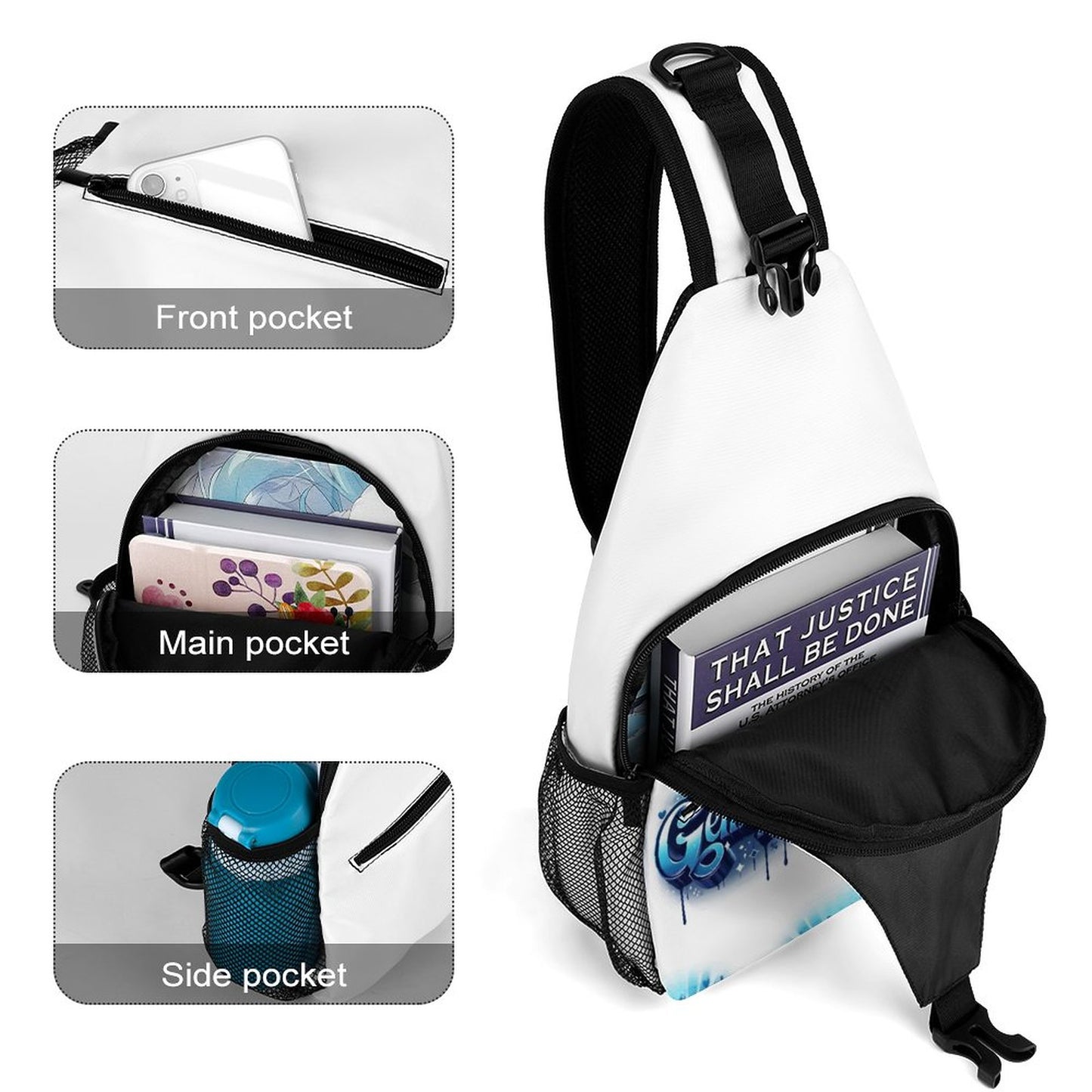 Create Unique Sling Bags with Our durable polyester (All-Over Printing)