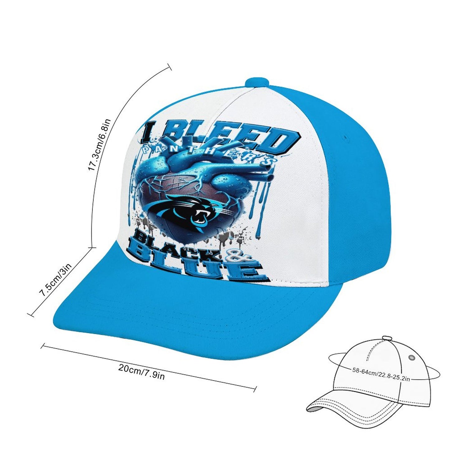 Bent Fitted Cap (All-Over Printing)