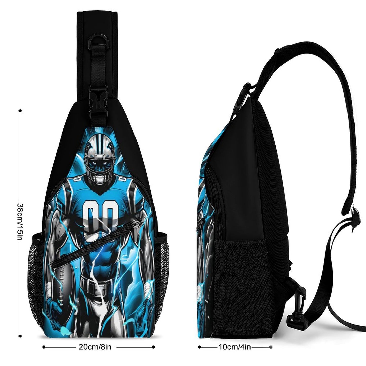 Create Unique Sling Bags with Our durable polyester (All-Over Printing)