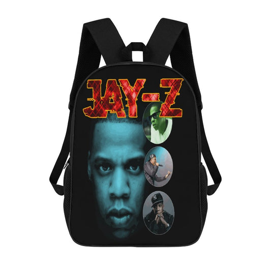 17 inch Black Schoolbag & Shoulder Backpack