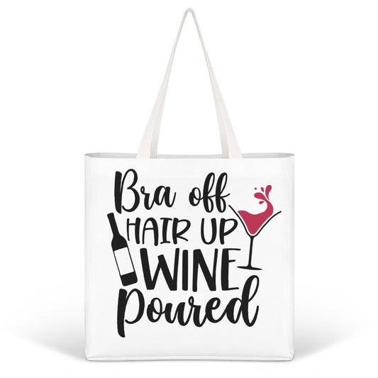 Ladies Canvas Tote Bags (All-Over Printing)