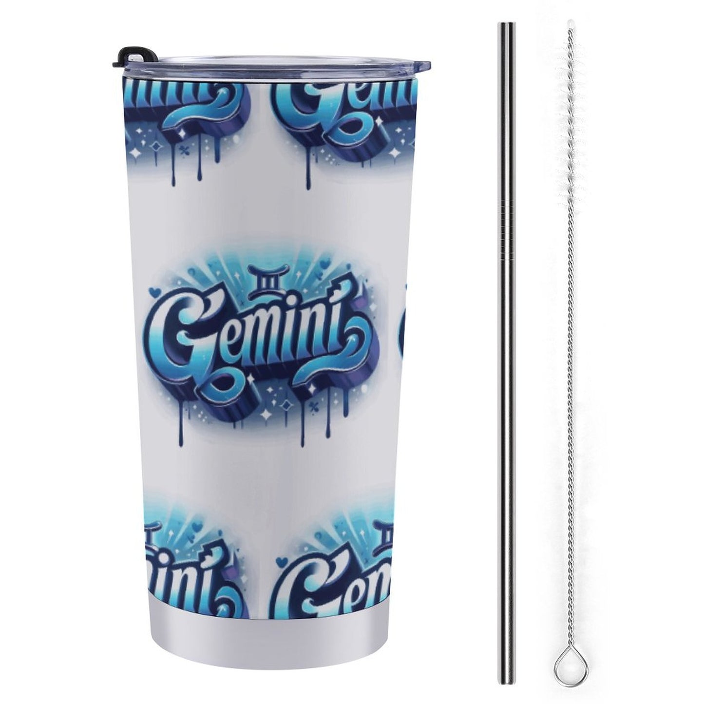 Car Travel Mug Set with Cleaning Kit