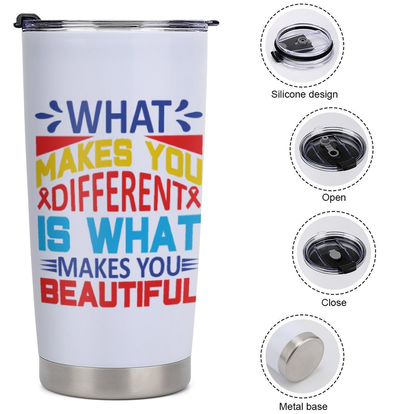 Car Travel Coffee Mug with Lid (All-Over Printing)