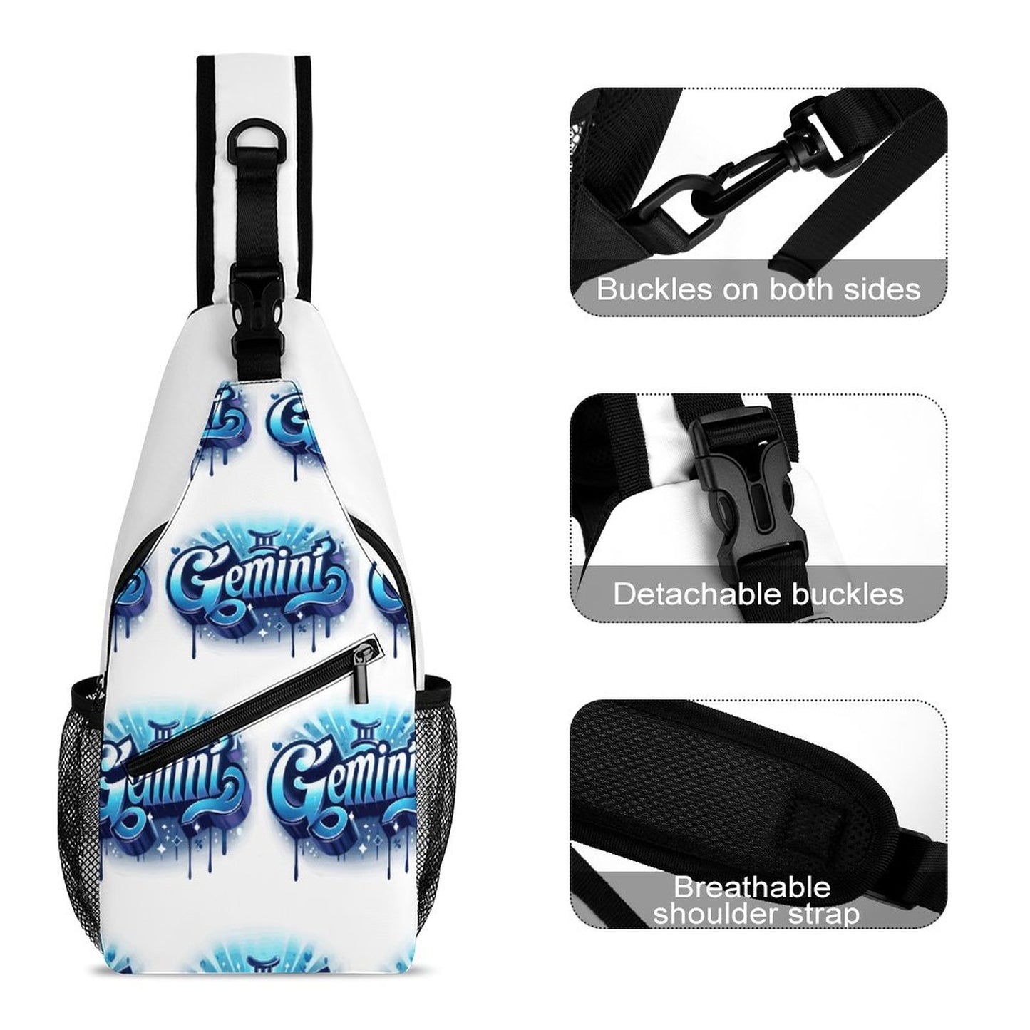 Create Unique Sling Bags with Our durable polyester (All-Over Printing)