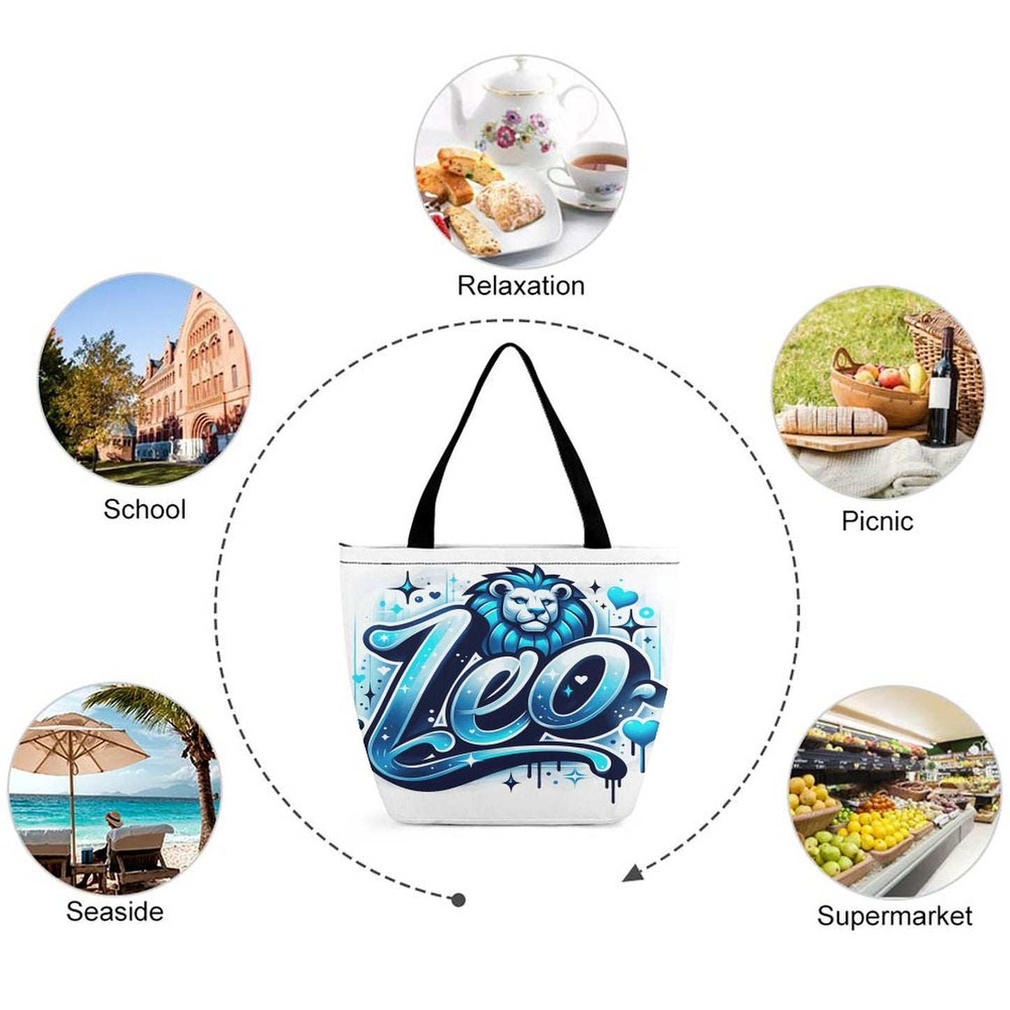 Shopping Bag for Ladies A001 (All-Over Printing)