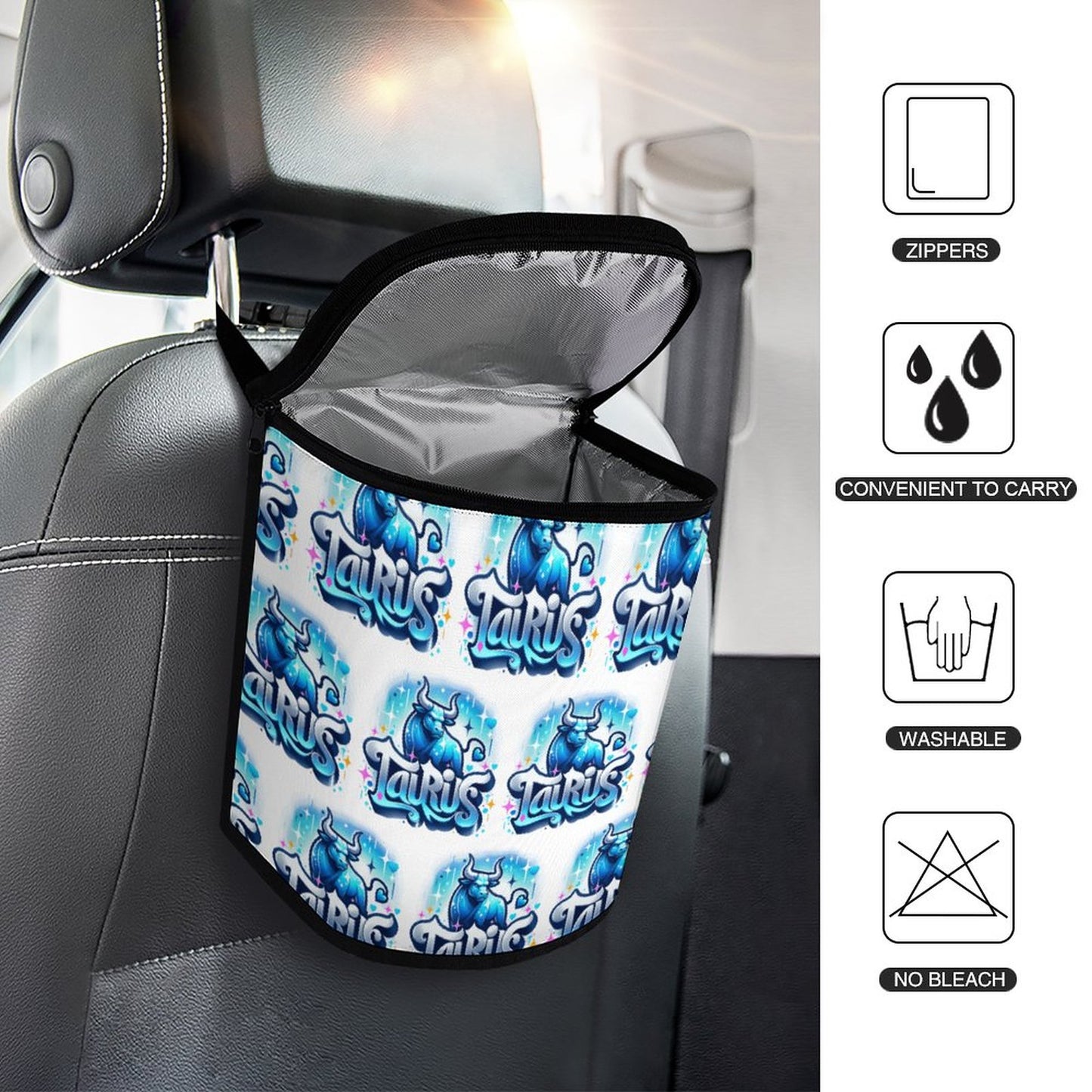 Collapsible Car Trash Bin