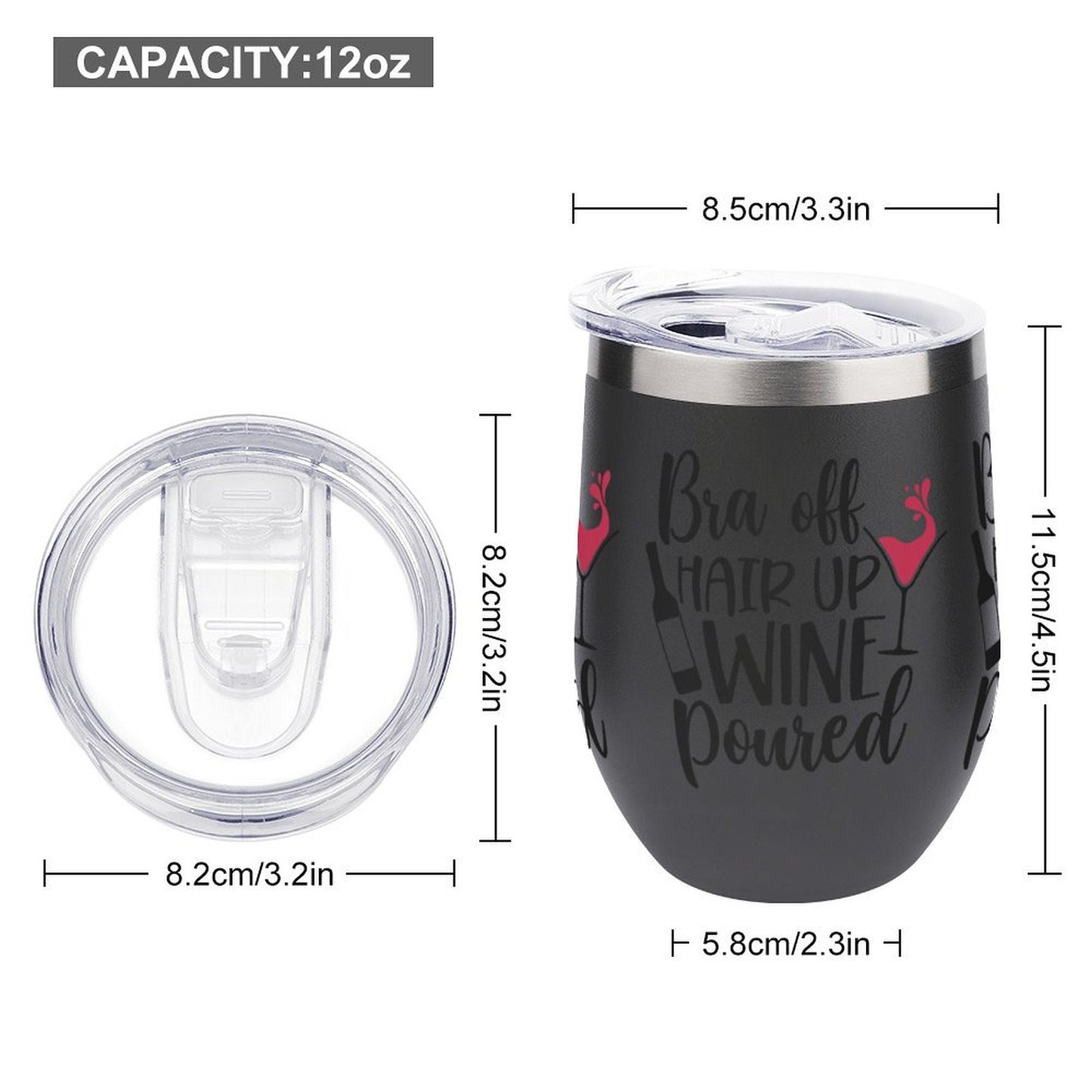 Wine Tumbler with Lid