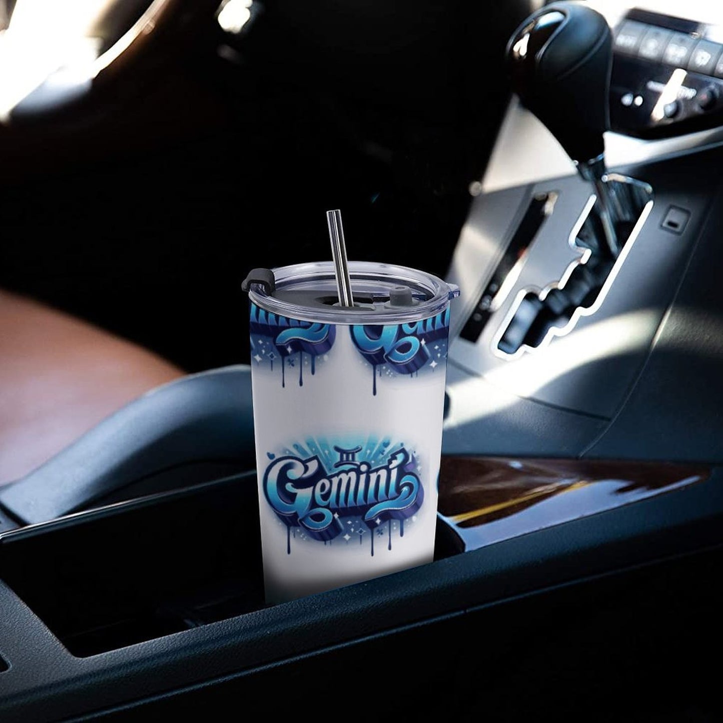 Car Travel Mug Set with Cleaning Kit