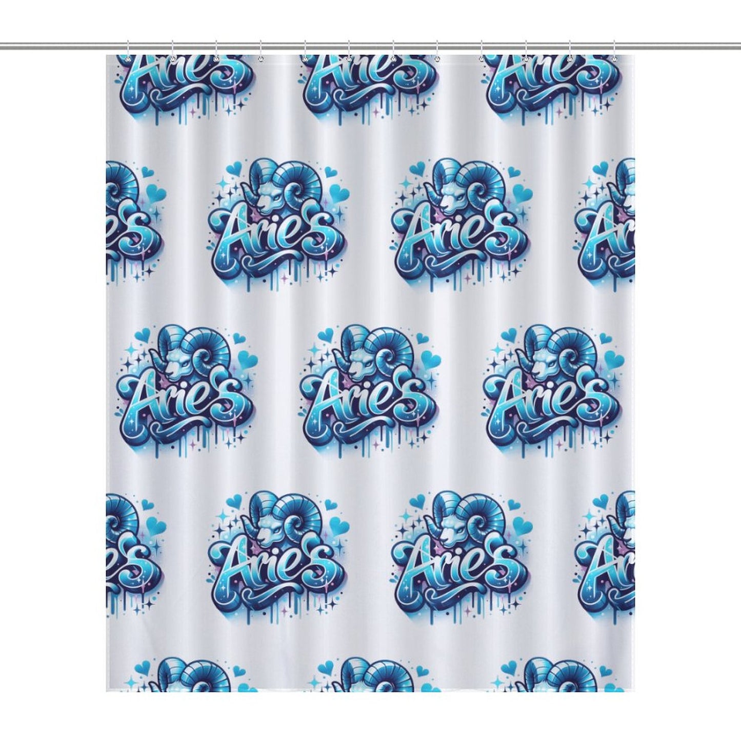 Flower Shower Curtain-66x72Inch (168x183cm)