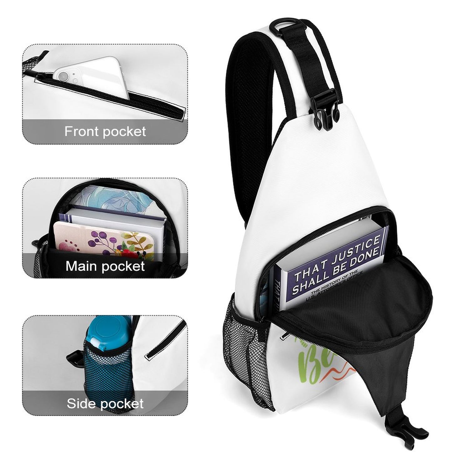 Create Unique Sling Bags with Our durable polyester (All-Over Printing)