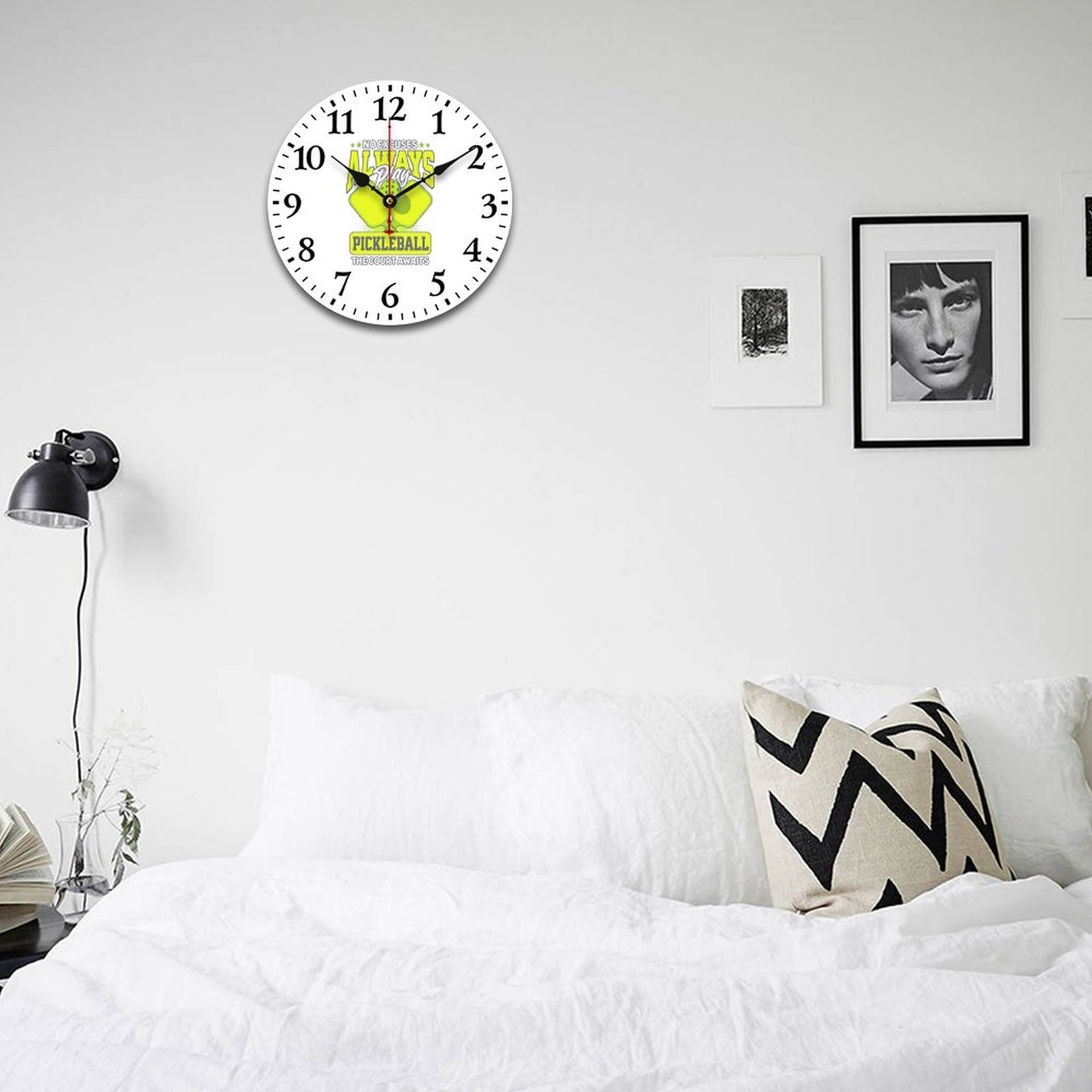 Wooden Wall Clock-9.84"x9.84"/ 25x25cm