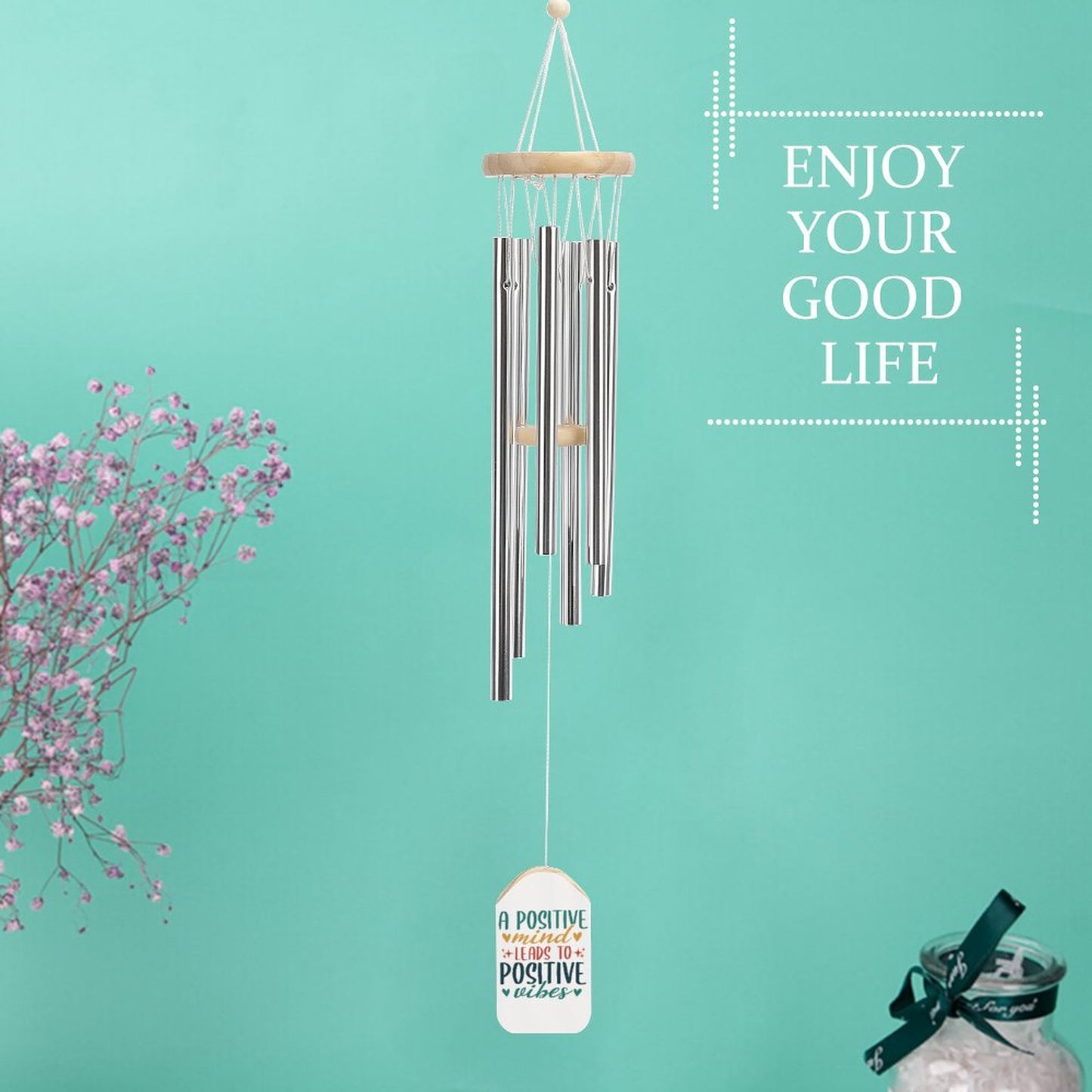 Wind Chime with White Background