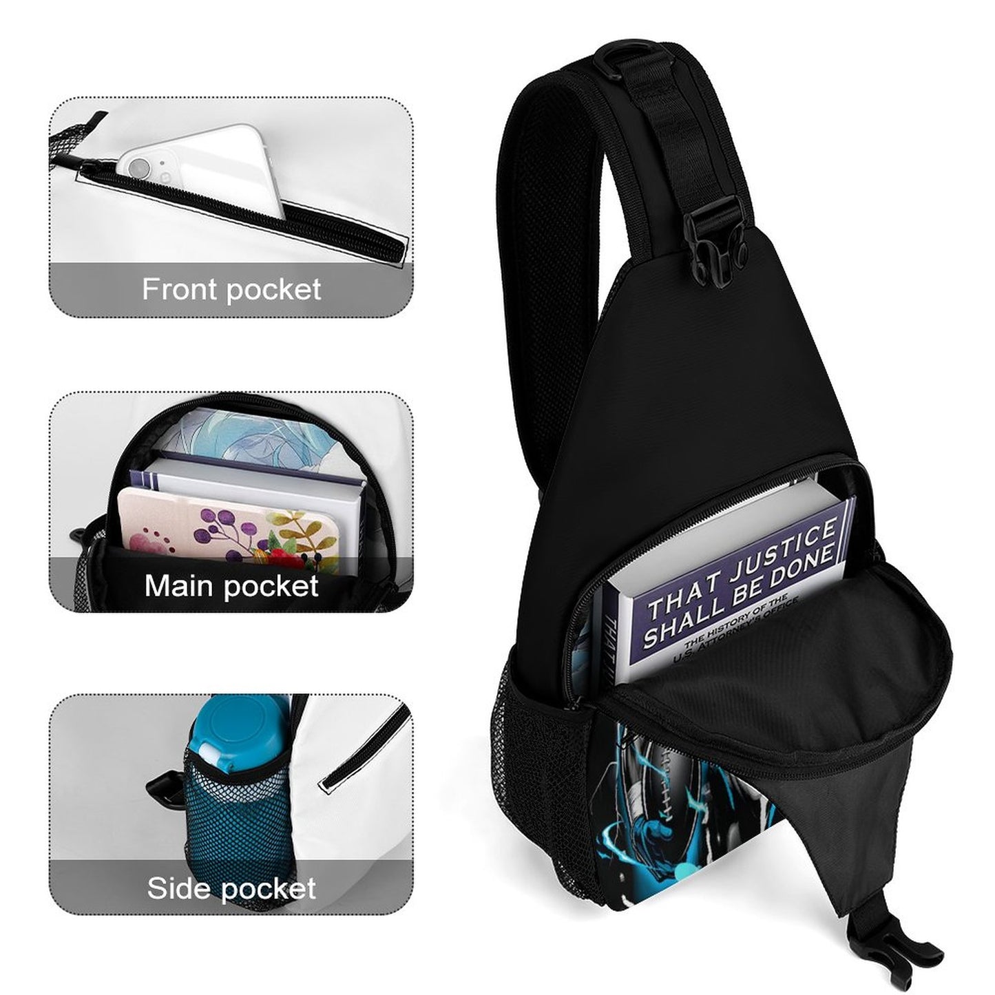 Create Unique Sling Bags with Our durable polyester (All-Over Printing)