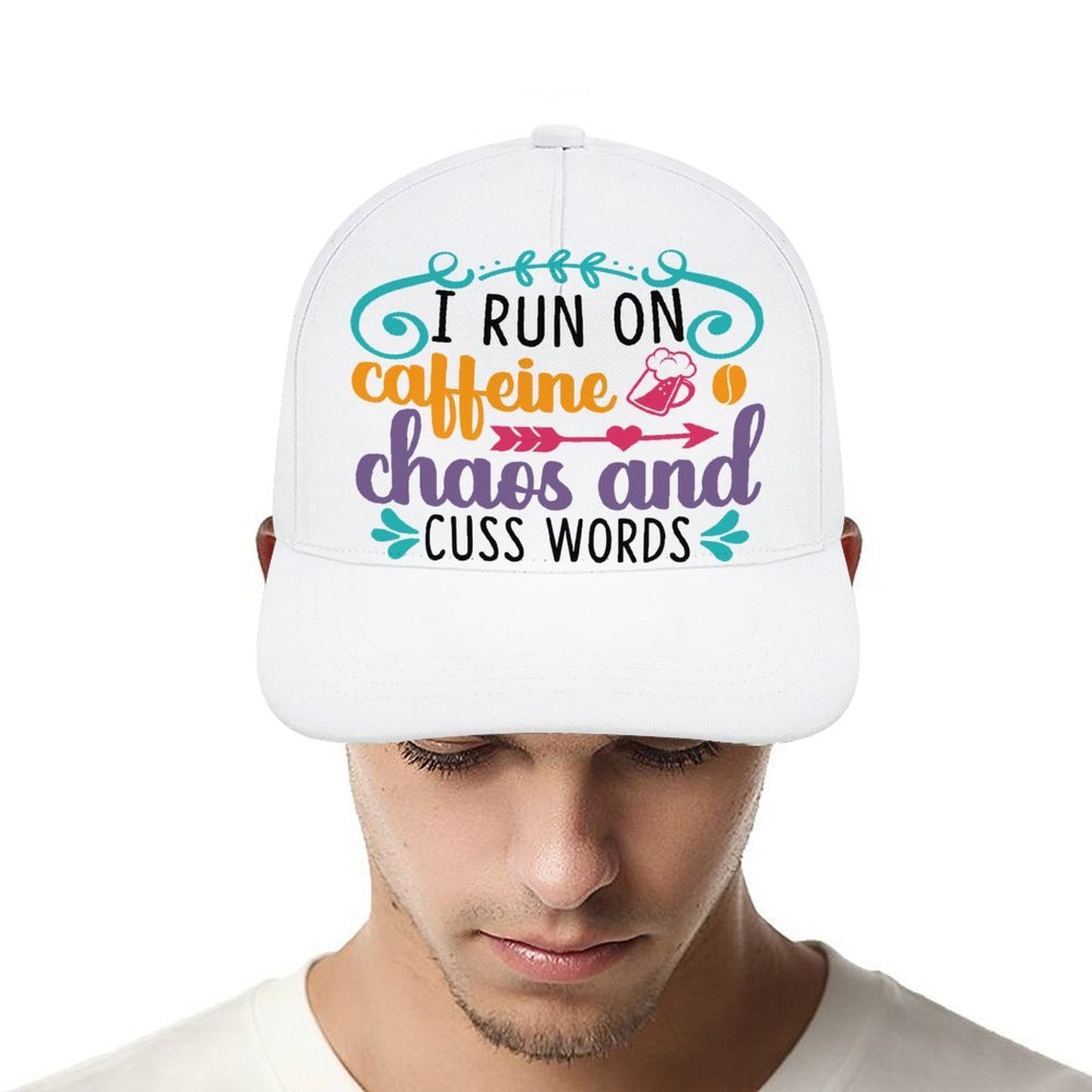 Bent Fitted Cap (All-Over Printing)