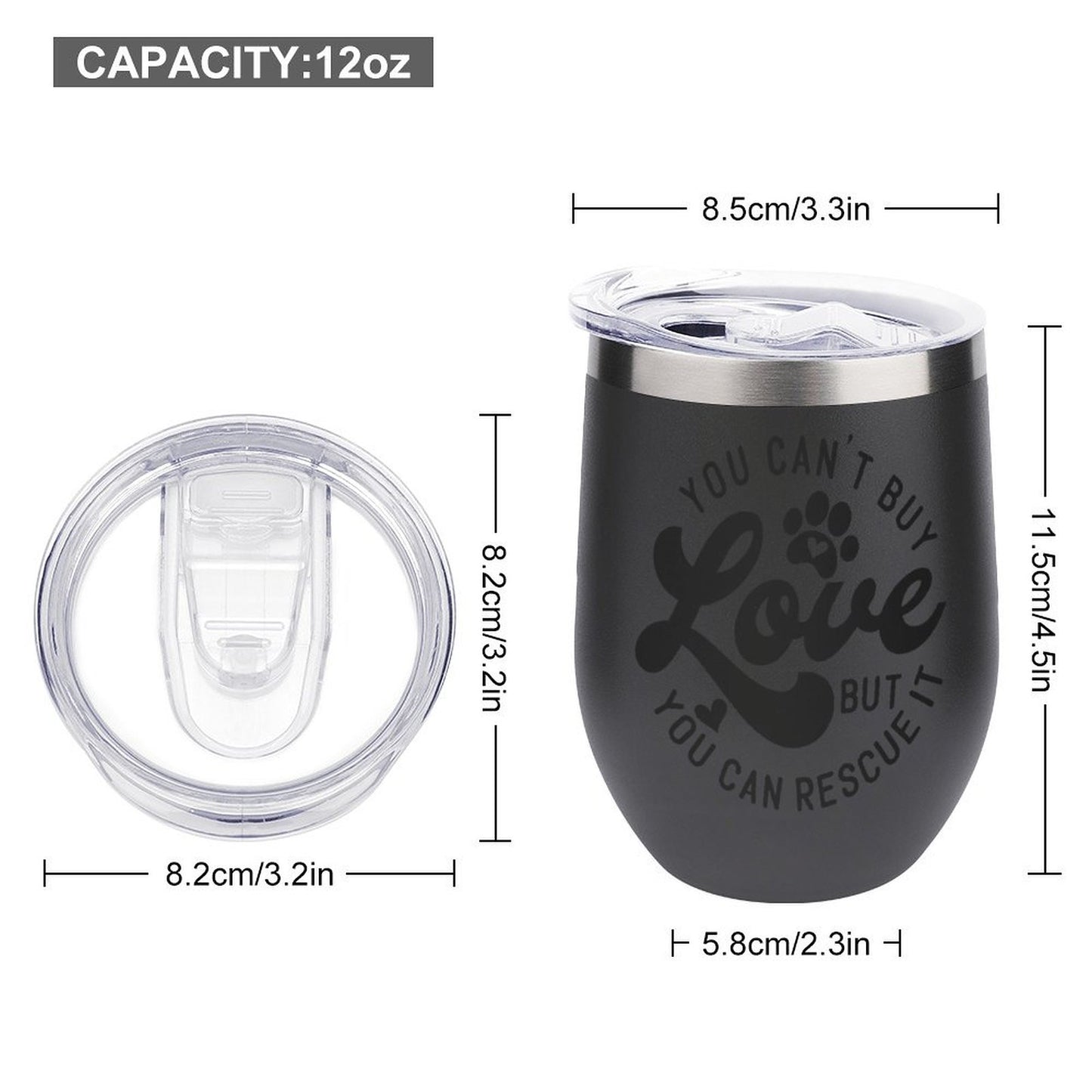 Wine Tumbler with Lid