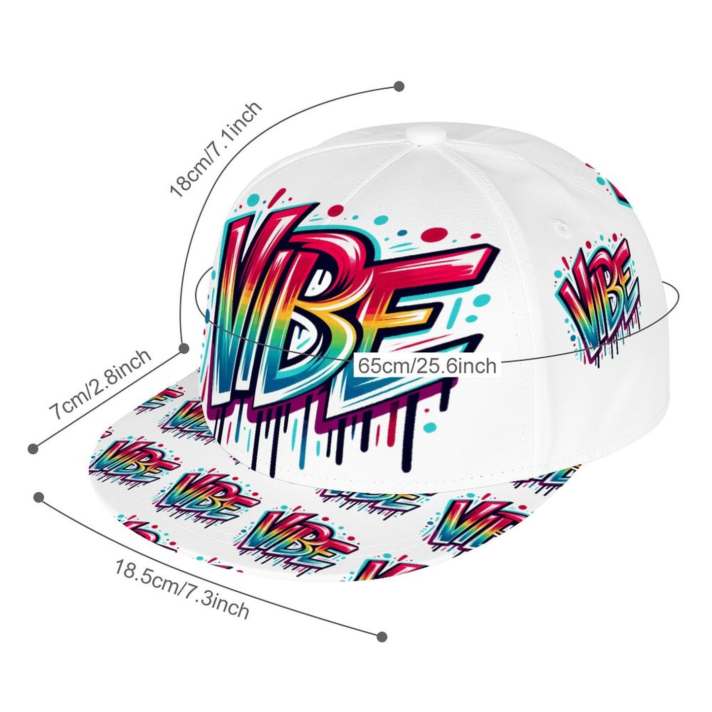 Unisex Snapback Cap (All-Over Printing)