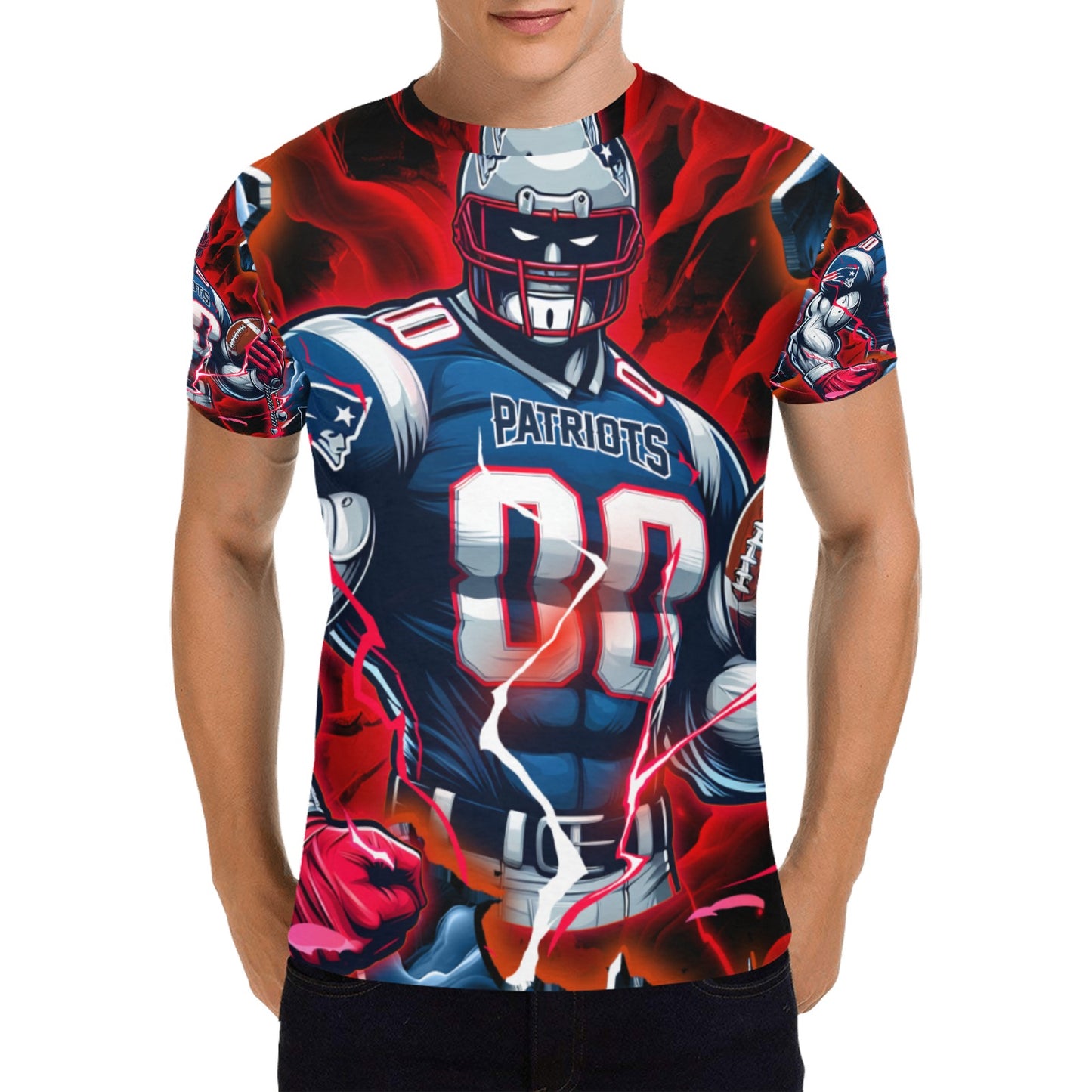 Men's All Over Print T-shirt (USA Size) (Model T40)