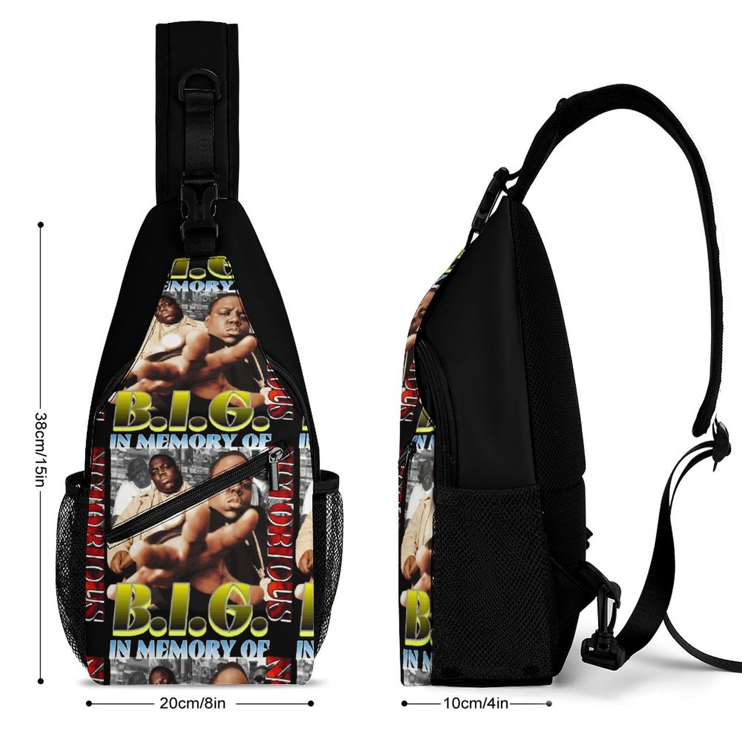 Create Unique Sling Bags with Our durable polyester (All-Over Printing)