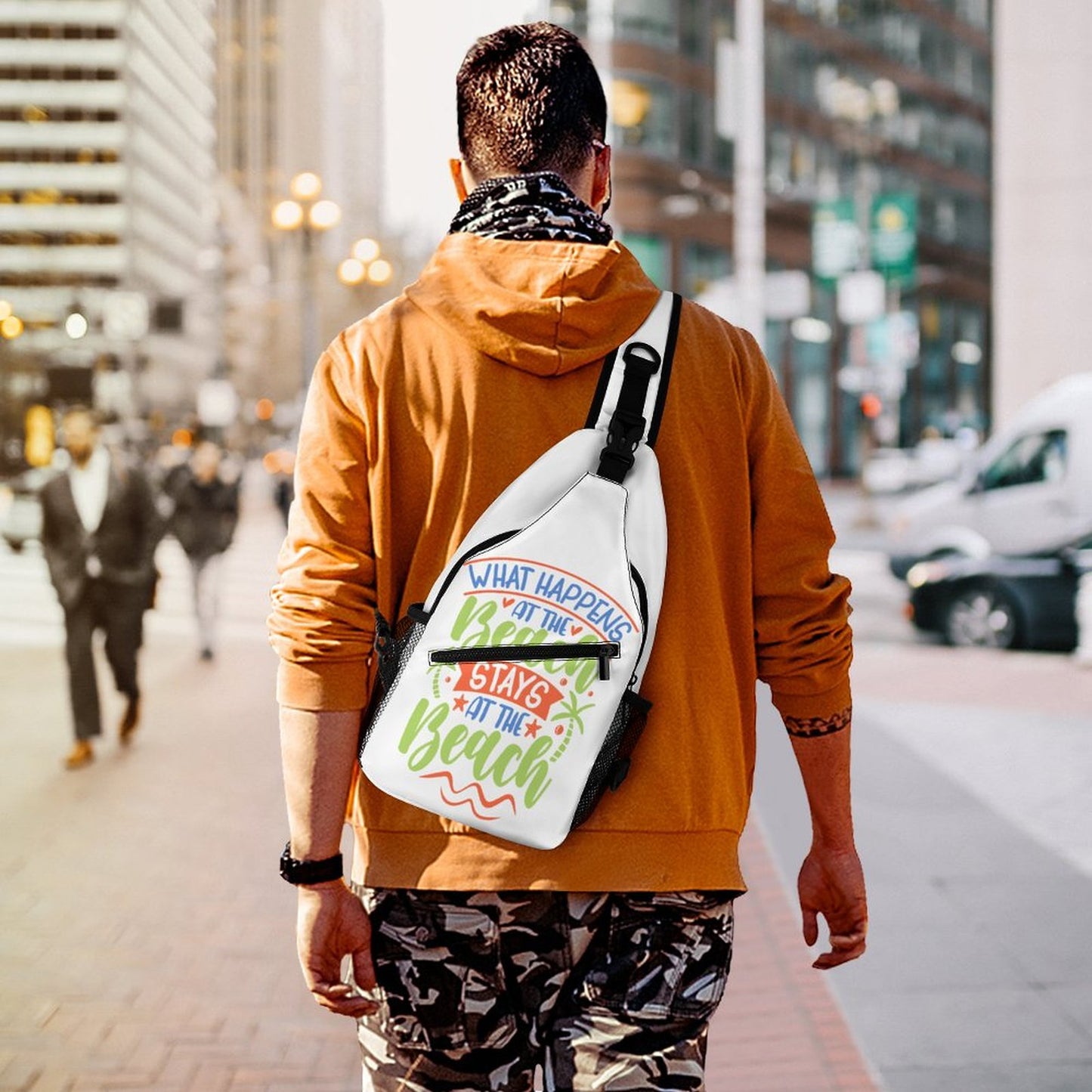 Create Unique Sling Bags with Our durable polyester (All-Over Printing)