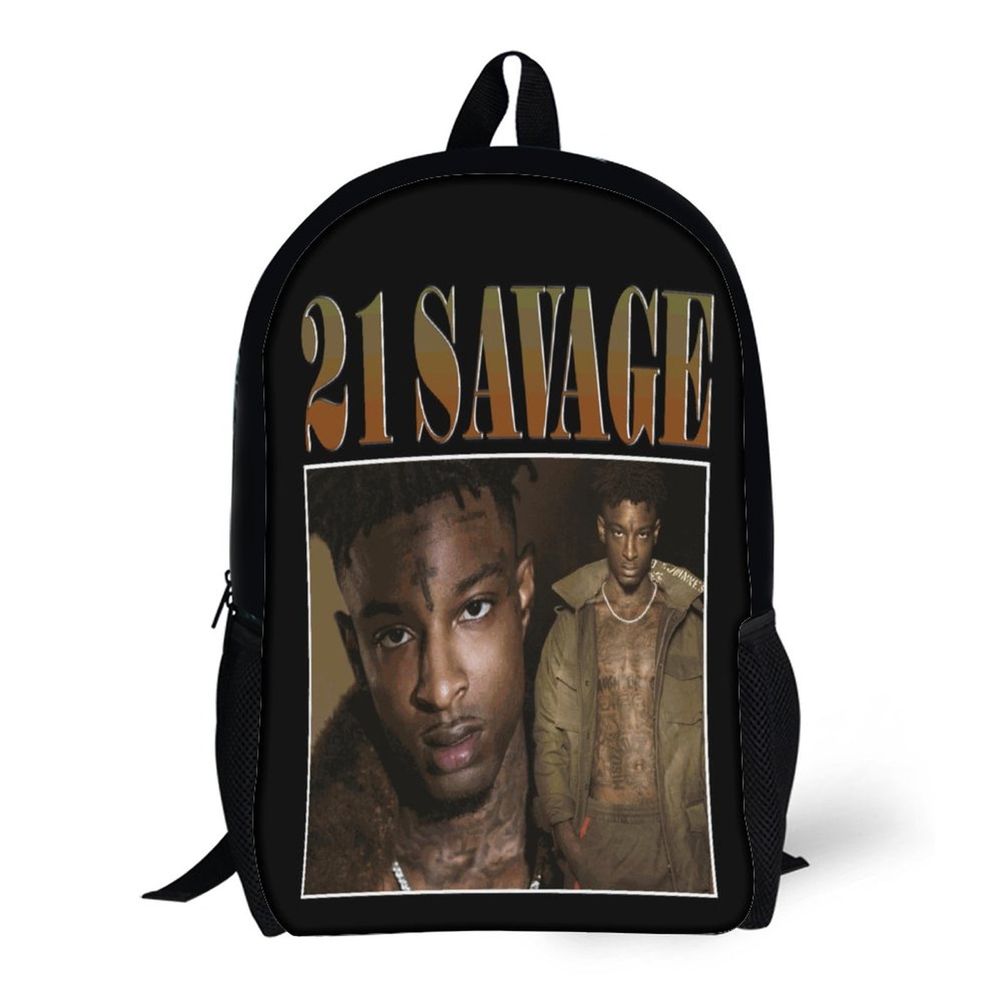 17 inch Black Schoolbag & Shoulder Backpack