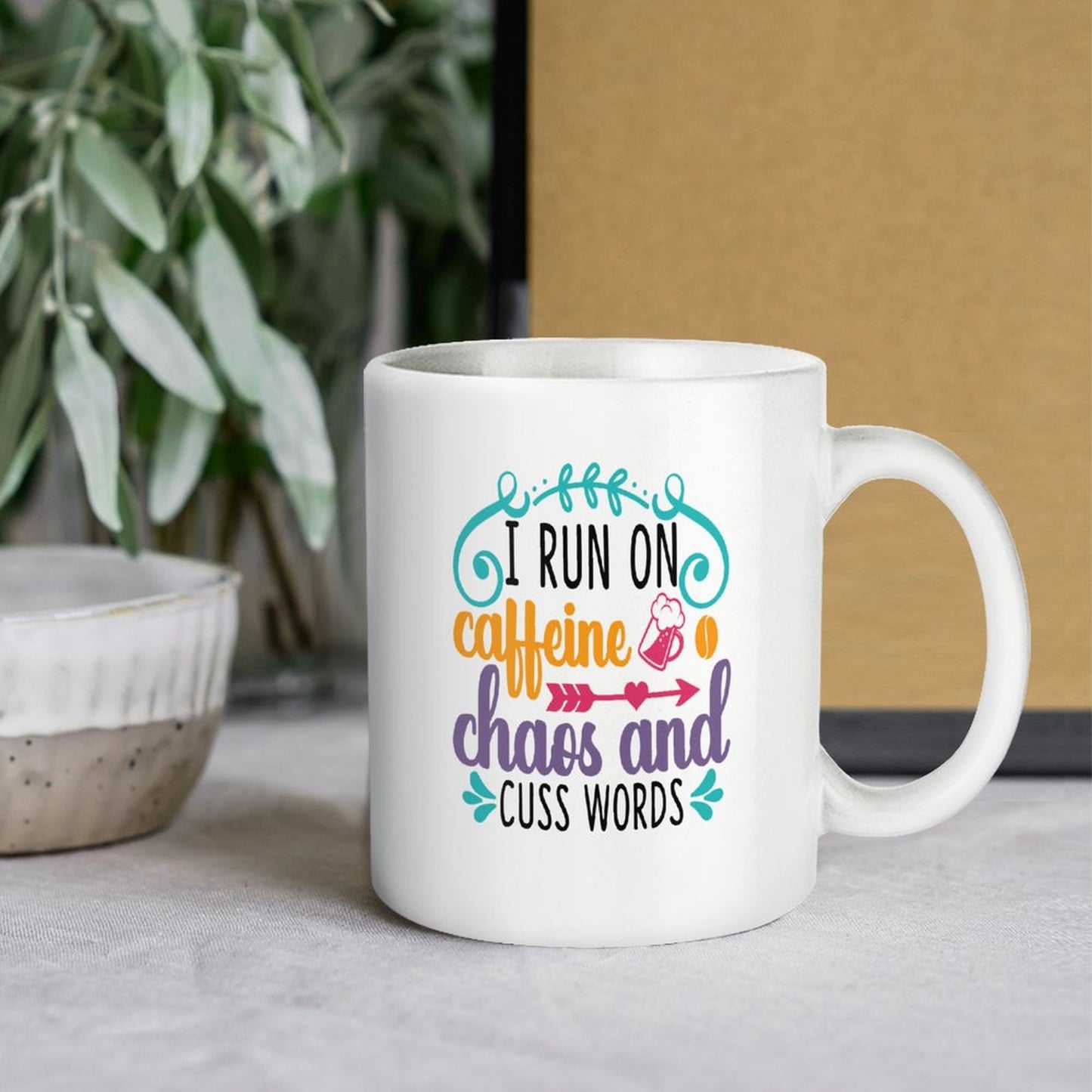 White Mug Printing (Partial Printing)