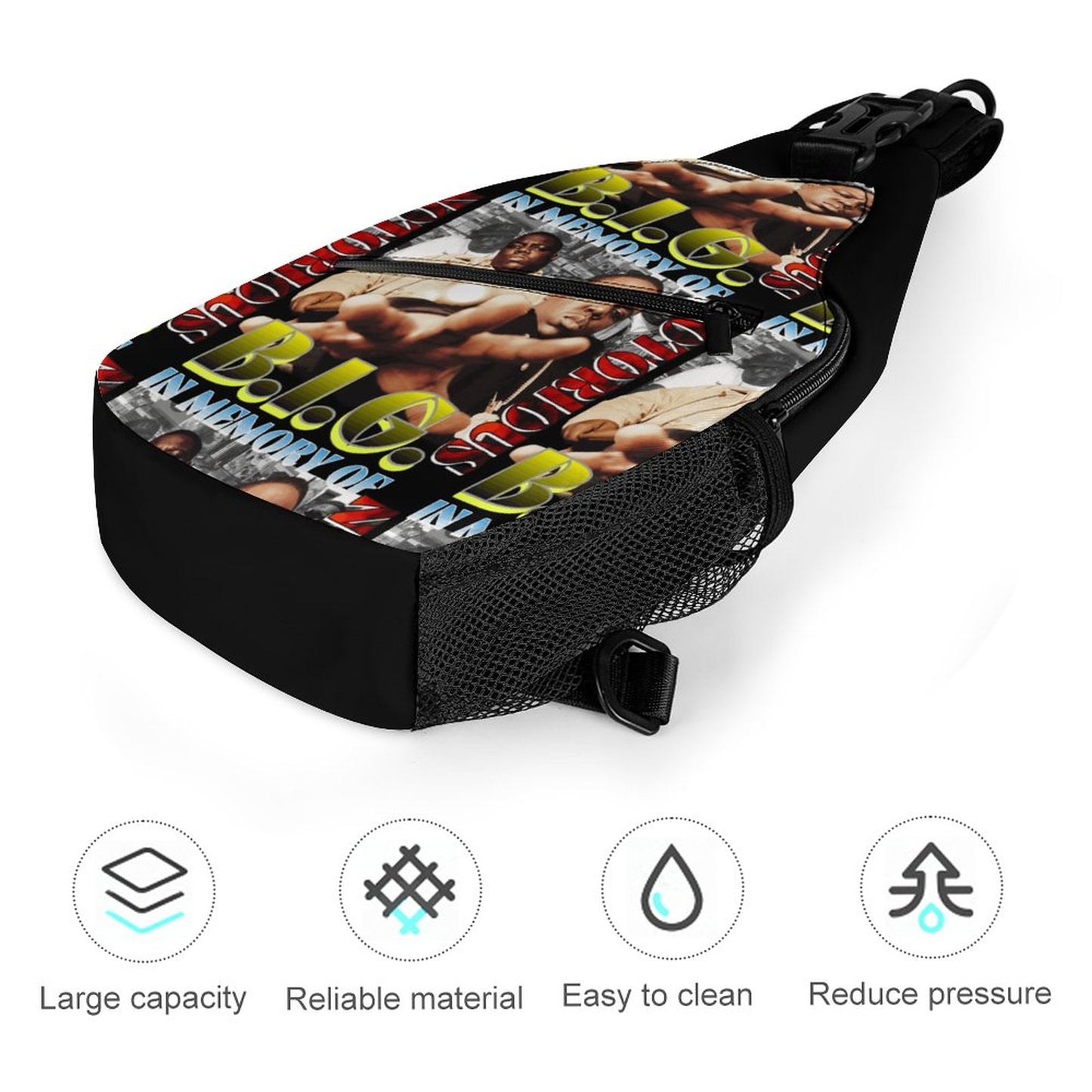 Create Unique Sling Bags with Our durable polyester (All-Over Printing)