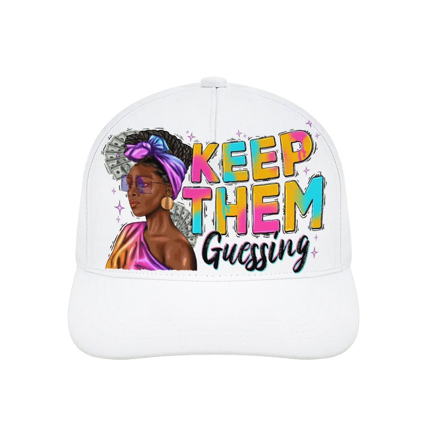 Bent Fitted Cap (All-Over Printing)