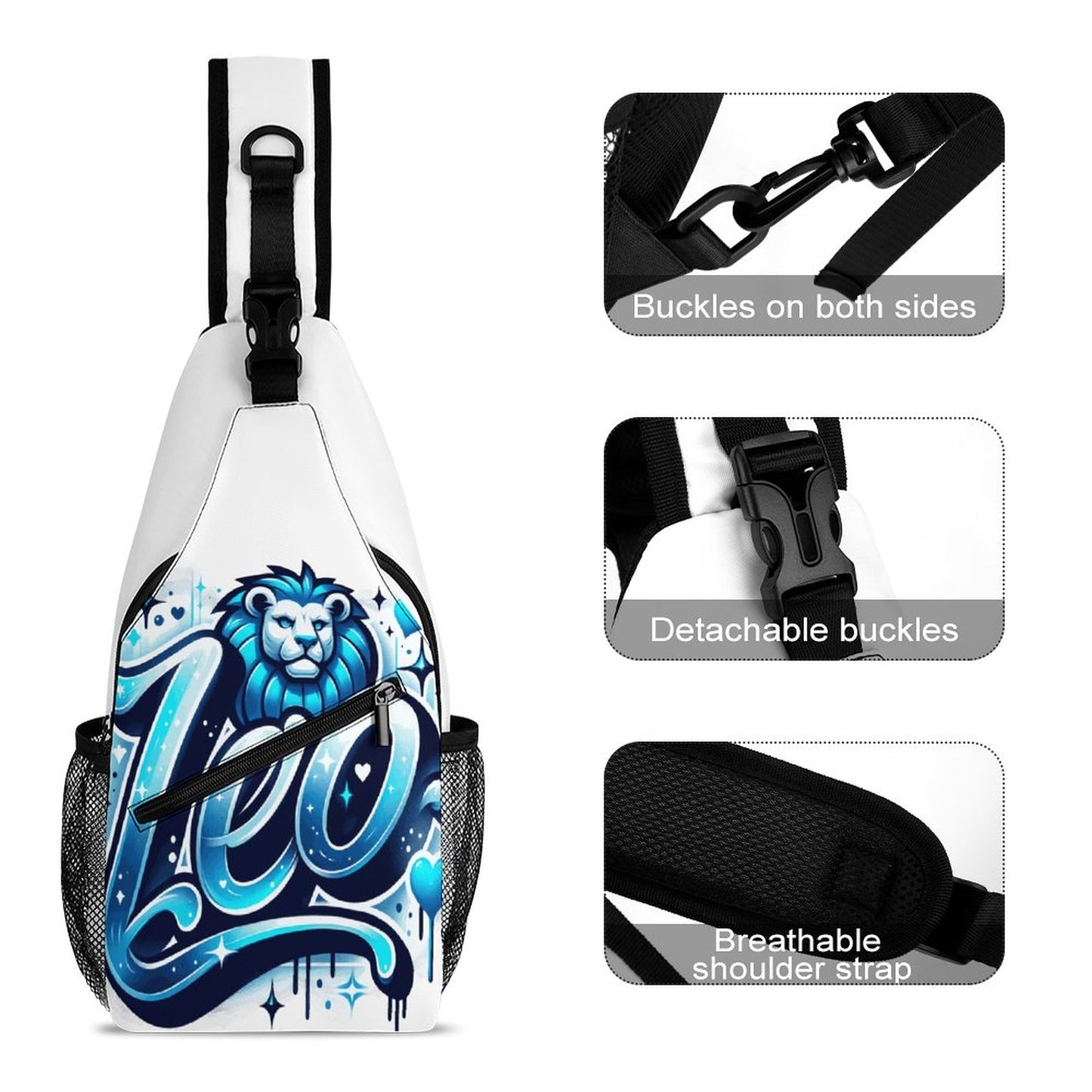 Create Unique Sling Bags with Our durable polyester (All-Over Printing)