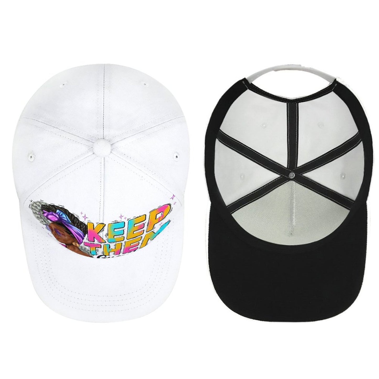 Bent Fitted Cap (All-Over Printing)